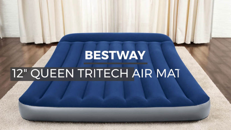 Bestway 12" Queen Air Mattress with Built-in Pump